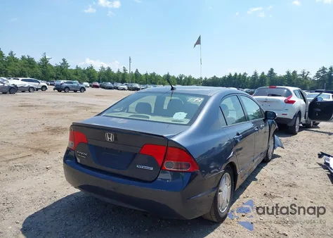 2008 Honda Civic Hybrid from USA, damaged, VIN JHMFA362X8S003097
